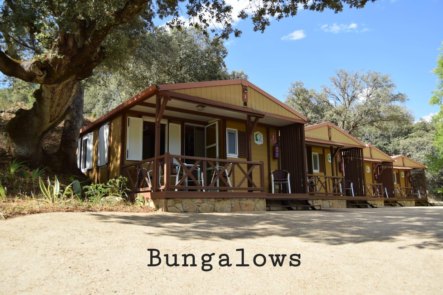 Bungalows, Camping Vega De Francia Sotoserrano Dış mekan fotoğraf